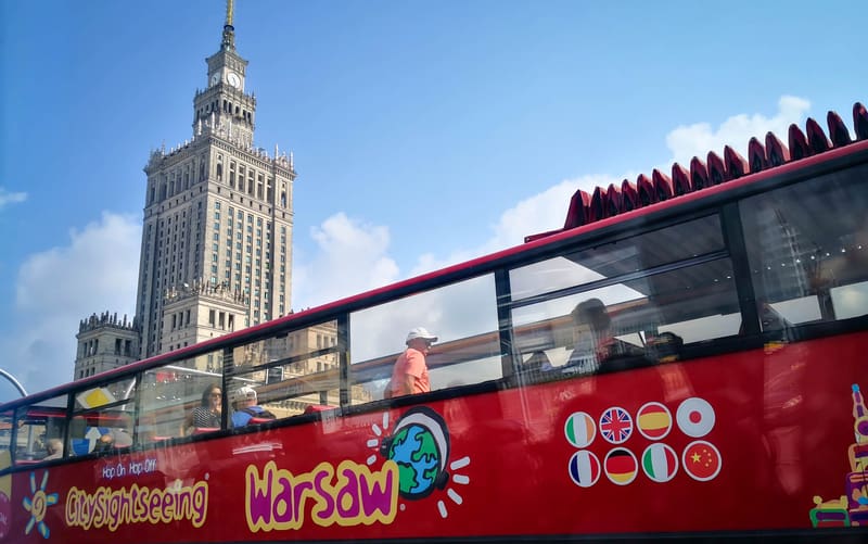 Tour de Varsovie en bus à arrêts multiples : City Sightseeing