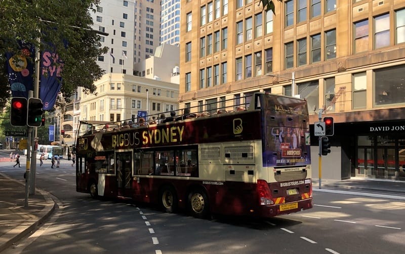 Big Bus w Sydney